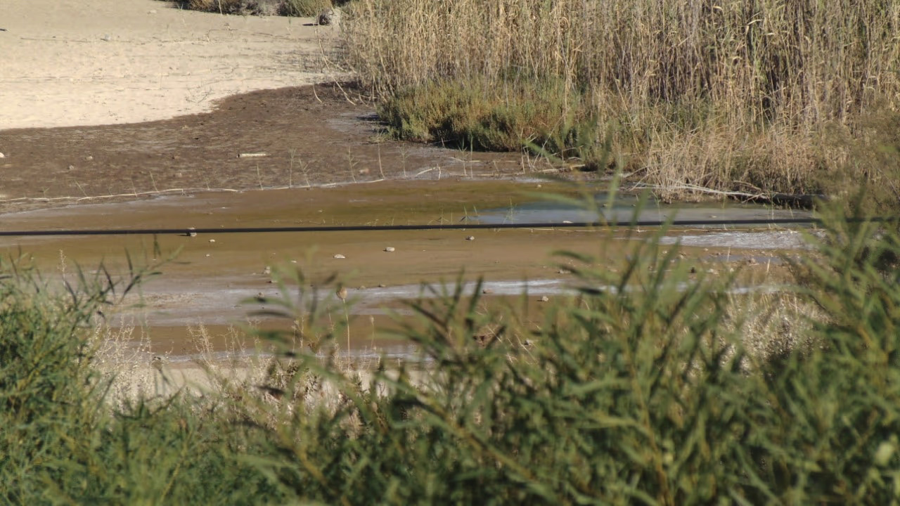 Acid puddle.